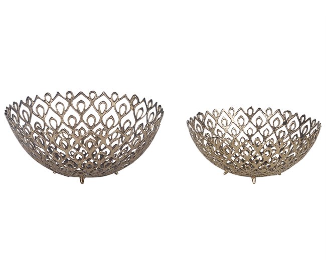 b71ff718e9a133a9317dc27d6b2edde5de5fbdf2_c2d0d547a7c044ef940b1c86d98ac51c Conjunto de 2 cuencos decorativos GROGOL Metal Dorado - Conforama Últimas Unidades