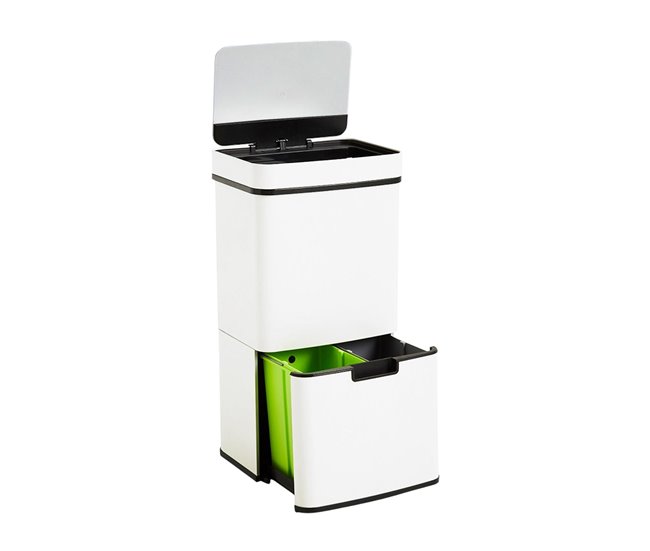 b8968437c95760876c844b70c6e316d8c8fc52b8_aa9540c989774abd8d321942ec11fbc0 WELL HOME Papelera de reciclaje 62L (37L+25L) con 2 compartimentos - Conforama Mayoreo