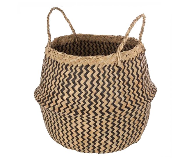 bb4a2d73b24a6ea3a09857809a8cd4dabf5aedf1_a1cd59e510e049e5be2874f311109495 WELL HOME - Canasta decorativa rústica nature y negro - Conforama Devolución Gratuita