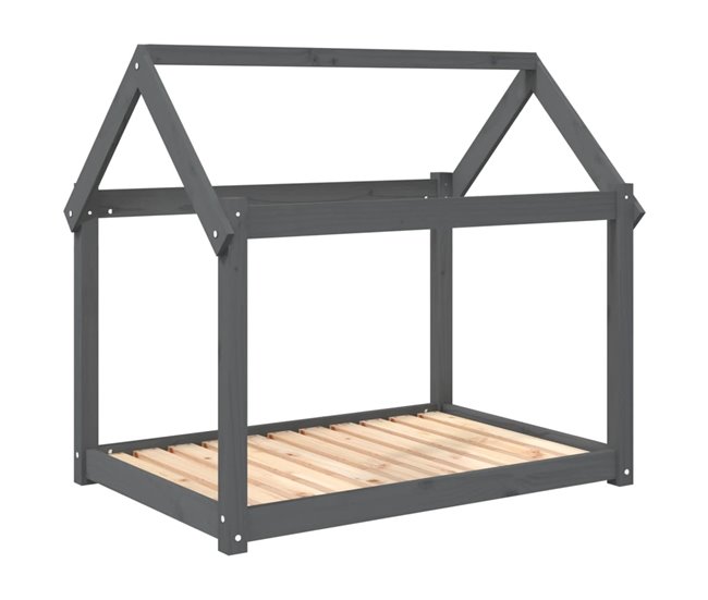 bbd42030f9e59abc6fae2a84e7496ad29cb26ccf_2247654c0c3540cdbe78e27fe9f6b497 vidaXL Cama para perros madera maciza de pino gris 101x70x90 cm - Conforama Certificado