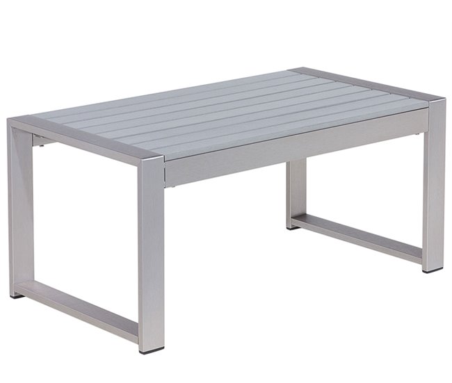 bd299ce60d91944e02abdfefd6bbe788f4fd455c_e022b5b86d1c41b68002eedde63dc29c Oferta Especial Mesa de centro de jardín SALERNO Metal Gris claro - Conforama