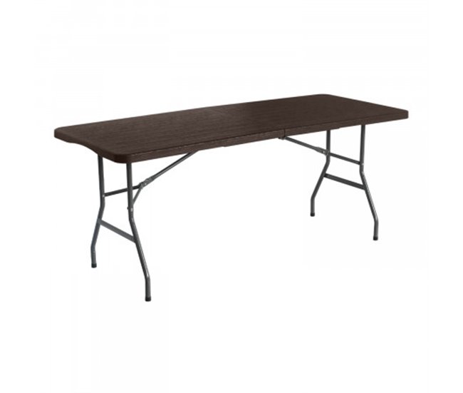 be267a333be30124dc394580792c6d2a9edf059e_c5d2494792114d4681cc1b98de533b2a Mesa Plegable Rectangular Efecto Madera 180x74x74cm O91 - Conforama Envío Internacional