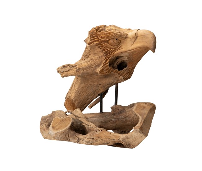 bf873e257e35c02962f04c0851a396e5d2ffcdab_9c5dc62ba15545258efcc1035098945e Popular Figura Decorativa Madera Teca Aguila 40x25x30 Cm - Conforama