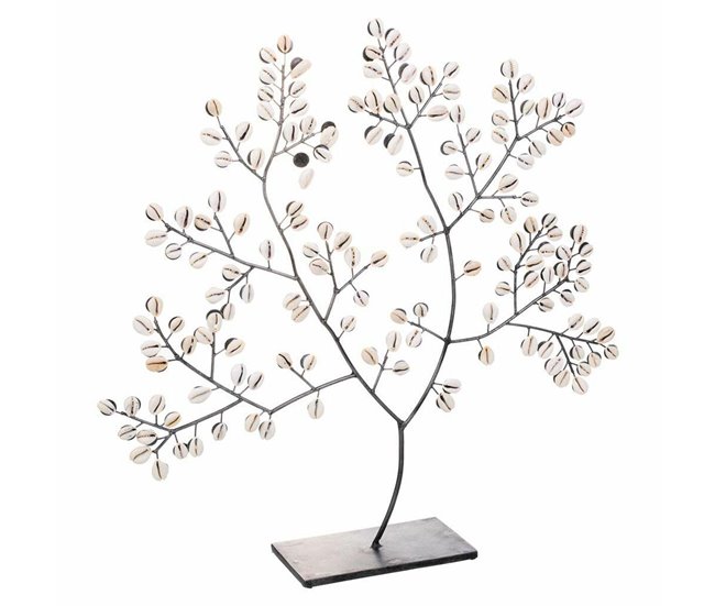 c110ff52afa53af4da2d083f0139b09a9abc85de_cb4b3262c1594dceb8eb99adc63b55a6 Figura Decorativa Alexandra House Living Metal Concha Árbol 52 x 10 x 54 cm - Conforama Nueva Colección