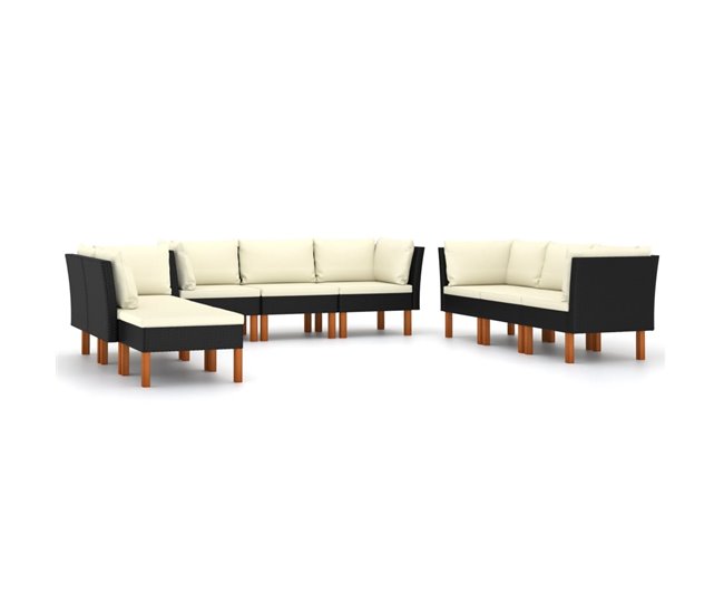 c3a71d02abdc570d69e0d34039d3508d7cbe5b49_08f7a9ad7dfc45dcbeb882598e33a9ae Set de muebles de jardín 9 pzas y cojines ratán sintético negro - Conforama Exclusivo
