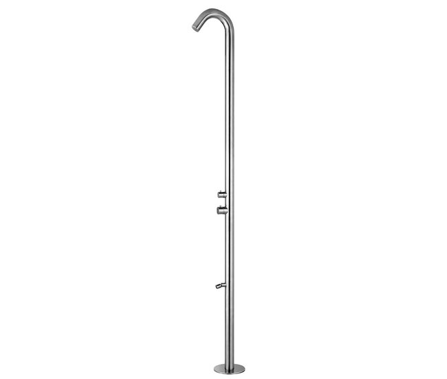 c40dab236f8f2d59afabd40bf2eb79b1baf5415f_fccf0ec3f6e644b88b56e0c352455252 Ducha Exterior Sined Quartu En Acero Inoxidable Aisi 316l Ducha Con Entrada De Agua Caliente y Fría Eje De 60 Mm De Diámetro h 2289 Mm. Con Ducha Desviadora y Lavapiés En Acero Inoxidable Aisi 316l Conexiones Ocultas En La Base Con Sistema C-box - Conforama Solo Hoy