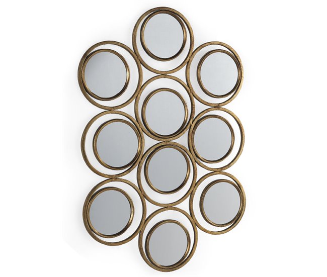 Auténtico Espejo de pared de metal - Conforama
