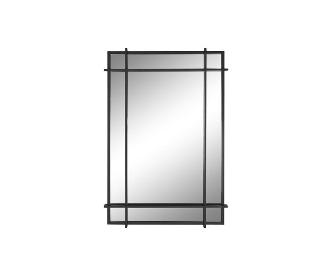 c6f883684e787f39b880b61c31c9ad49f3483f18_f545fe744d3a40d1a5cd12fa3ea51ad4 Espejo de pared Home ESPRIT Negro Cristal Hierro Moderno 65 x 6 x 95 cm - Conforama Súper Precio