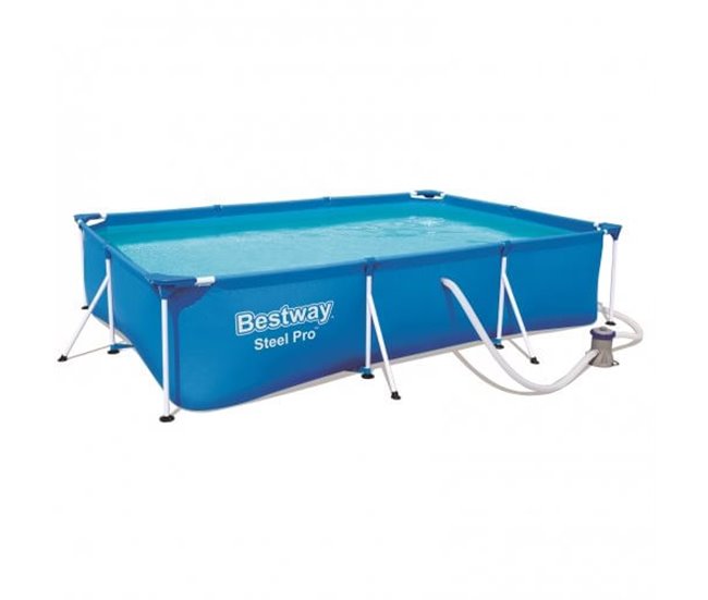c78240173b0c0a88b4cc3f8388d0719e25dd48e8_94f5d346ce604cb6bd2569bed2bda474 Piscina desmontable Deluxe Splash Frame Pool Bestway 3300L forma rectangular azul 66x300x201 cm - Conforama Oferta Limitada