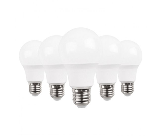 c9870cce88cfcde9ea729c1c0163ca351dc1d7ab_170f0becc5a4435ca02576445828f2a5 Pack 5 Bombillas LED Estándar E27 9W Equi.60W 806lm 4000K 15000H Primer Leader Pro - Conforama Nueva Colección