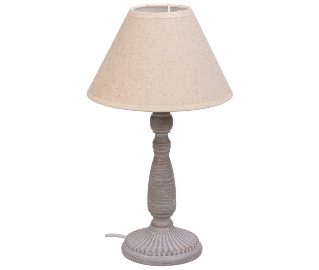 caf1bff7af80942fb6711efb328aec268ae78e57_064c408210574d5f8d03dc5a076997f2 Lámpara de mesa de metal gris 20x20x34 - Conforama Oferta Flash