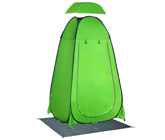 cb6ab66a91130f90c6c322abd2ef8fa9ee9e2d83_63ab589d0c9c44e5a676f0a3492ca777 Outsunny Tienda de Ducha Instantánea Pop-Up Tienda de Privacidad Portátil con 1 Gancho Bolsillo Bolsa de Transporte y UV 20+ para Baño Vestuario Cambiador Inodoro 126x124x189 cm Verde - Conforama Exclusivo