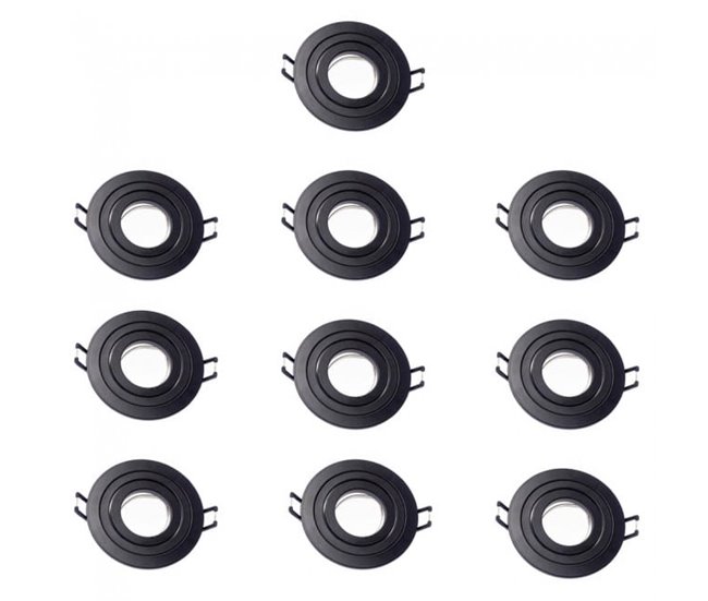 ce08711f6d4e9c9db07551bcee39cf4b6b7e5d76_5f018bf377614969a4faf1fcd9ca177e Pack 10 CLASSIC redondo negro Aluminio - Conforama Envío Inmediato