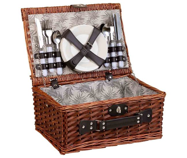 d0c8d6d92603e036ab165519d052507b93df64a6_8eef90d18cea45ef83e168f68cf4b5fc Cesta de picnic marrón 40x28x19 - Conforama Tendencia