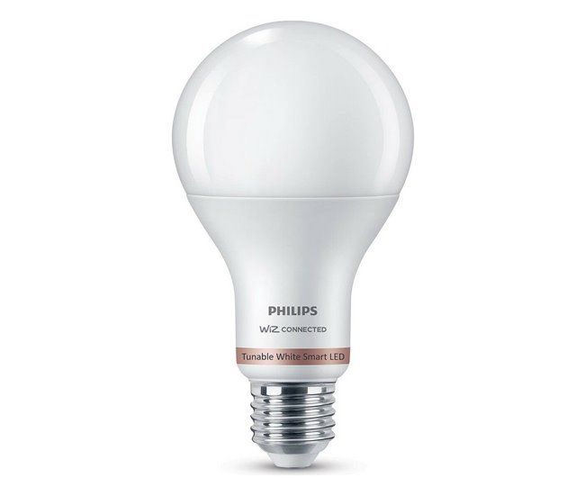 d0fb14610724e4492b3ea6c8df66e91e41572b25_2a4618baa3884f67aa9dd47a0cf62206 Precio De Oferta Bombilla LED Philips Wiz A67 smart E27 13 W 1521 Lm (6500 K) - Conforama