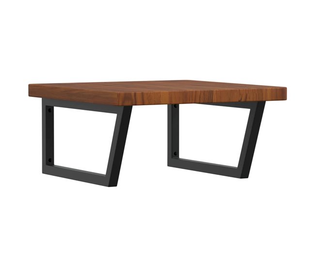 d532d16dd157d2da439141150dda27adaa897cf6_93008e2df34f43838eaf7ea7f4d963e0 Original vidaXL Estante de lavabo de pared de acero y madera maciza de roble - Conforama