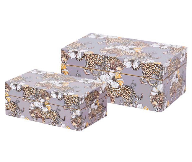 d60317bd46a45ad928ef59facfafa78838d5be8e_962bed1406de4372b369433b24f8d150 Oferta Set 2 Cajas Leopardo 25x15x11/20x12x8 Cm - Conforama