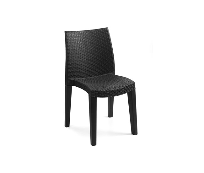 d7e7fc2f0f707dadd683067f59f3f5dc0f60d45b_6fda44ac0b8c44edb91d0eb29cebf5db HAUSBED - Silla Exterior - Manila - Gris-Antrácita - 55x48x86cm - Set 8ud - Conforama Mejor Calidad