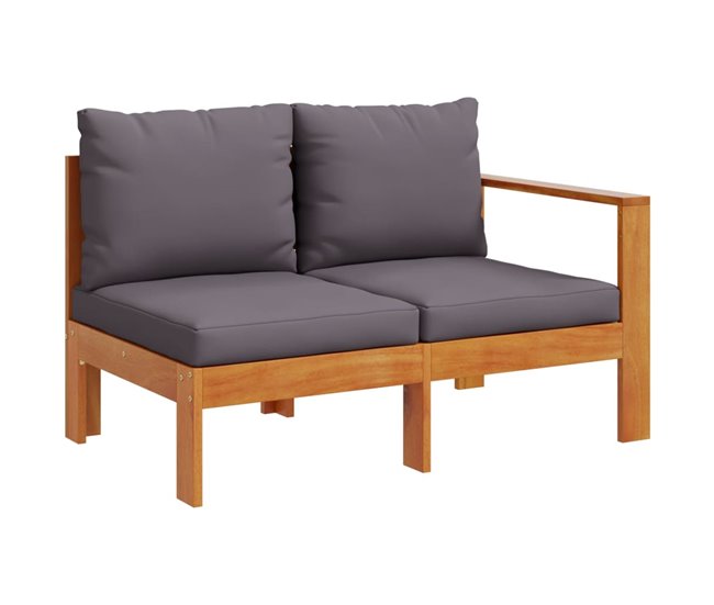 da038de8eaad15302b18b5e8270cdc9cc3312edc_19c053fe448242bdad0a4c057236fc70 Tendencia vidaXL Sofá de jardín con 1 reposabrazos 2 plazas madera maciza acacia - Conforama