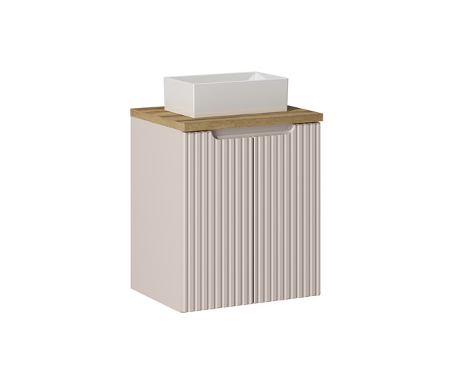 dacd6862b3a8f2bc02f952ea7db9b56d9e71e7fe_d063ba1447a946e4ad24720f3229cd0b Mueble lavabo individual 50cm 2 puertas Riva Cachemira y Madera - Conforama Máxima Calidad