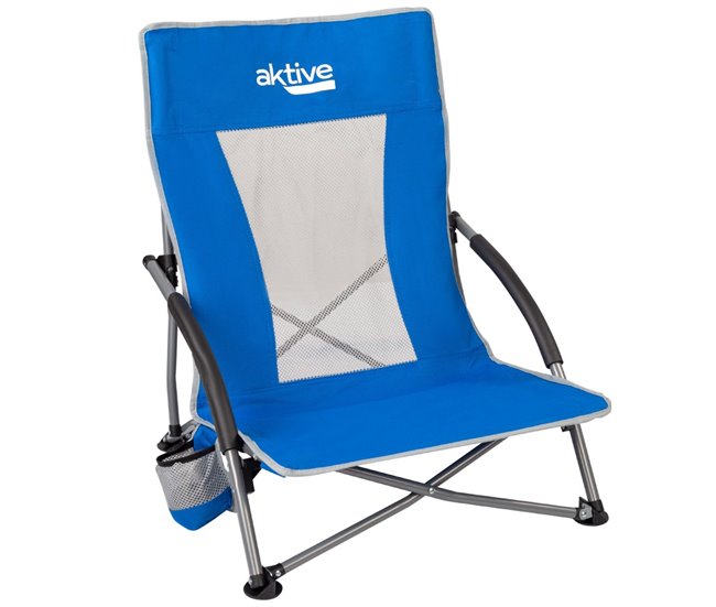 Silla plegable de tela para playa Aktive - Conforama Compra Hoy