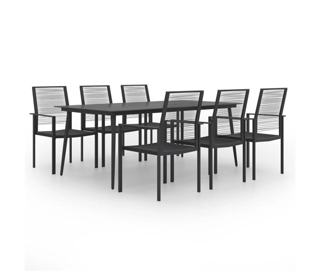ddd05c932217135b0bf4b39cf677effdeb54f189_4f40d72f00f745bebf790158935f8c81 Juego de comedor para jardín 7 piezas - Conforama Profesional
