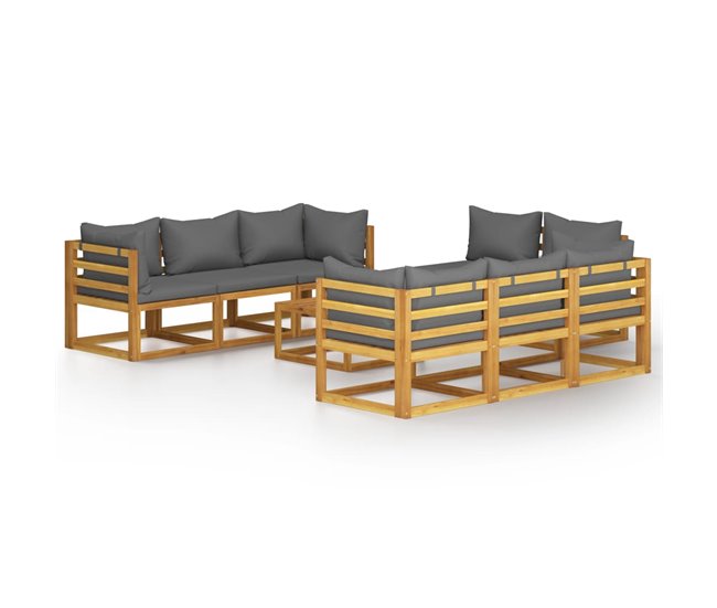 e2d549e2b527f866c1634f43a40a303ff5c0caeb_0ad91529c33845fd99e01d3df1c87fae Muebles de jardín 9 piezas cojines madera maciza de acacia - Conforama Imprescindible (Must-Have)