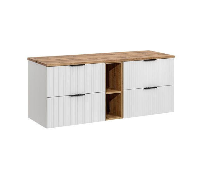 e471b98733a6cb6397ade09f09d3326a6e614e03_bd585c312ed4408b88be30c560fc5b0a Mueble bajo lavabo 140cm 2 nichos Adriel Blanco - Conforama Garantía De Devolución De Dinero