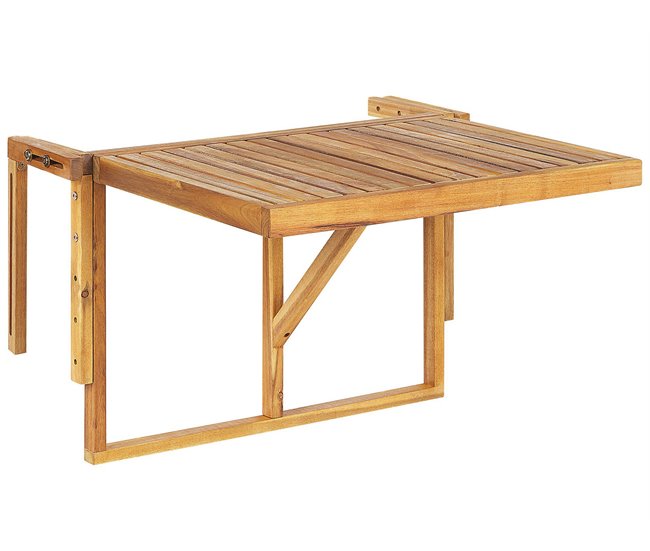 e63ca41988c3a68b4644cfe61438f9ab6228e557_230691d86a0b4d8bb3b36b94f2242845 Gran Oferta Mesa de balcón UDINE 70 cm 69 cm Madera de acacia Marrón - Conforama