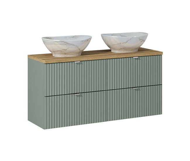e93ad02f189da25e64395ea00c9b5611342c677a_accb74efb3384d93a4c5ade1968efc2d Pedido Al Por Mayor Mueble doble lavabo 120cm 4 cajones Jade Verde y Madera - Conforama