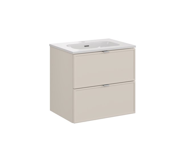 Mueble lavabo individual encastrado 60cm Alba Cachemira - Conforama Ocasión Especial