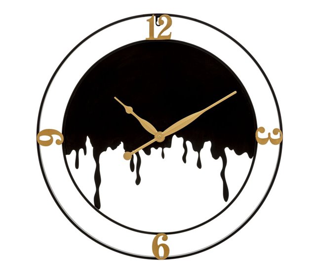 eb55d2421608f97231fbf40868707ae54f780f4b_8ea8a665190f4d49a436c533f6375ab7 Auténtico Reloj de Pared MF235, Metal, Negro - Conforama