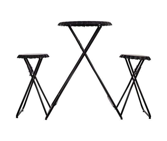 eb5c5f54f3810e913daad589326a414227fd3443_89ef89cf105740d88b8df1905d2e9da8 Precio Reducido Mesa con taburetes plegables de metal 148x60x102h cm - Conforama