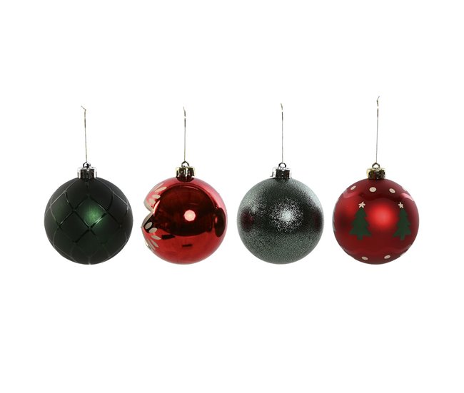 ec56eb1bf235d578e2098718647dc32576ee894e_520c08bd801341a4bd5ef06f9c856f45 Bolas de Navidad Home ESPRIT Rojo Dorado Polietileno 32,5 x 8 x 32,5 cm (16 Piezas) - Conforama Popular