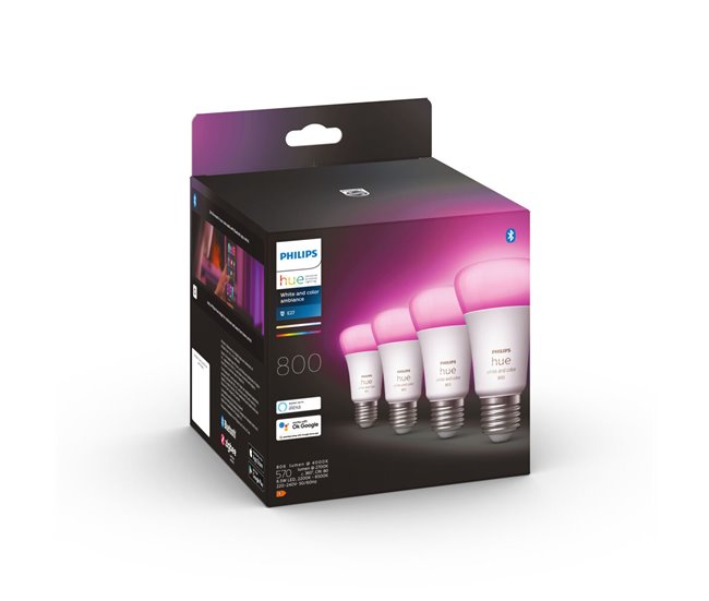 ee1fb22a7a173b9106f737576314eeeefb0ffd22_751009963ff5473ca23cece5470c6359 Económico Bombilla Inteligente Philips E27 - Conforama