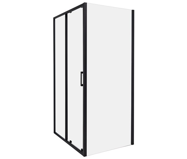 eef409fca4376acd6bf2ebd8e64e0b50958f0064_3d63a01e088b455997ed790636309663 Cabina de ducha YORO 80 x 100 x 185 cm Negro - Conforama Oferta