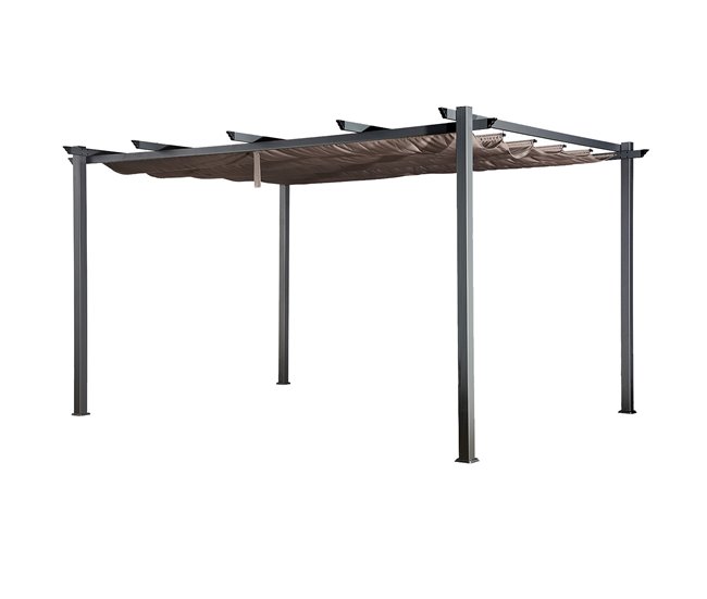 ef26b0cecd791f6cebbd7db3427c1837c6b77b28_3a91654de4664b3c8bedd1428282db98 Precio De Oferta Pérgola independiente CASSIS - estructura de aluminio - Conforama