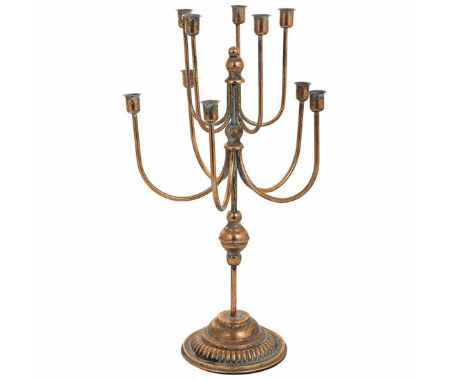 efb8ea21c1a7cb9a034decf17680d8205c1bfe31_4ad72bae6f414c3db7ae123470327b3c Candelabro Alexandra House Living Oro Hierro 35 x 60 x 36 cm - Conforama Súper Precio
