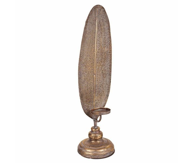 f0deb0f65c04509dfda34181f102abc53c87a077_719d5dcf2f94463e9b3cf2bceedbdd51 Premium Candelabro Alexandra House Living Dorado Hierro 16 x 60 x 17 cm Plumas - Conforama