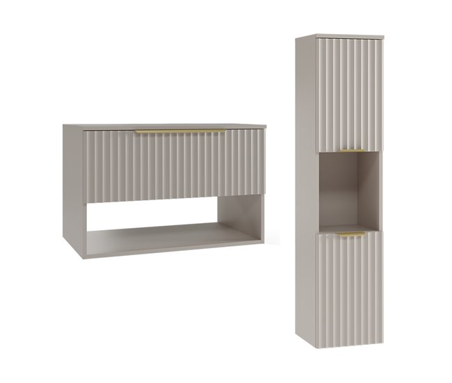 f276fe6ad1e637e6aa46ea34deb0fa31607ba404_3bc21d5378404c5b8c8cffd578e5007a Máxima Calidad Conjunto mueble bajo lavabo 80 cm y columna Dania Cachemira - Conforama