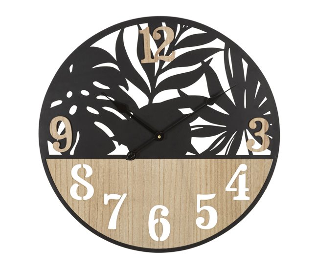 f39b4c653dbc357b482c8b9e361d4f6afb00d936_49e63b1f5eb8494cacb2415bc038e54b Precio Rebajado Reloj de Pared MF257, Metal, Negro - Conforama