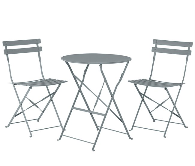 Conjunto de balcón plegable FIORI Metal Blanco - Conforama Imprescindible (Must-Have)