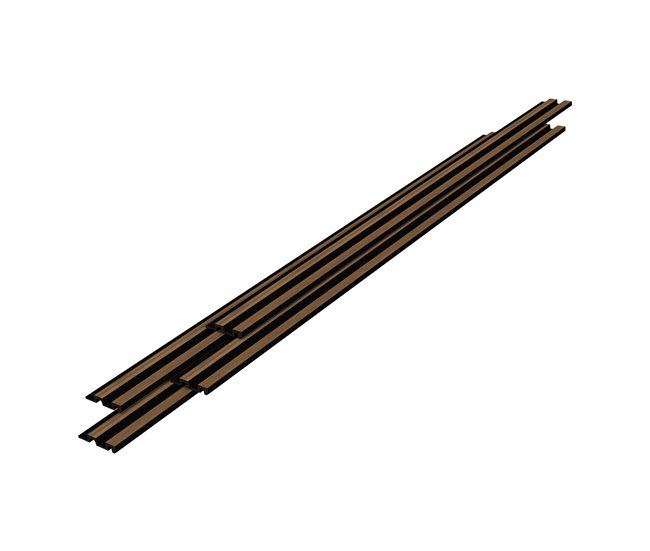 Set de 16x paneles de pared 3D Blaricum 195x12 cm - Efecto Roble [NEU.HOLZ] - Conforama Últimas Unidades