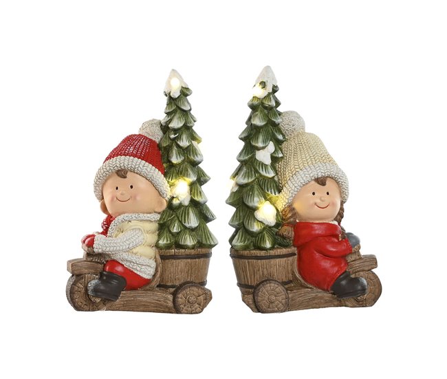 fa9be238b2b7ceca71c62ba2fa01e22e5d724def_9fc7534a19284368ba239a2e3b537211 Precio De Oferta Adorno Navideño Home ESPRIT Rojo Verde 31,5 x 20 x 50 cm (2 Unidades) - Conforama
