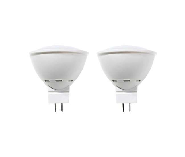 fcbc5555d241fdc3a274b24116838476b805a637_6fcd3cf7f9714a65a2bdda455ddb9171 Pack 2 Bombillas LED Spotlight GU5.3 6W Equi.50W 540lm 25000H Blanco Calido 7hSevenOn Premium - Conforama Mayoreo