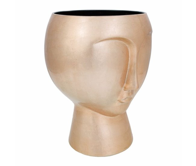 Ordena Ya Figura Decorativa Alexandra House Living Barniz Cerámico Cara 28 x 38 x 28 cm - Conforama