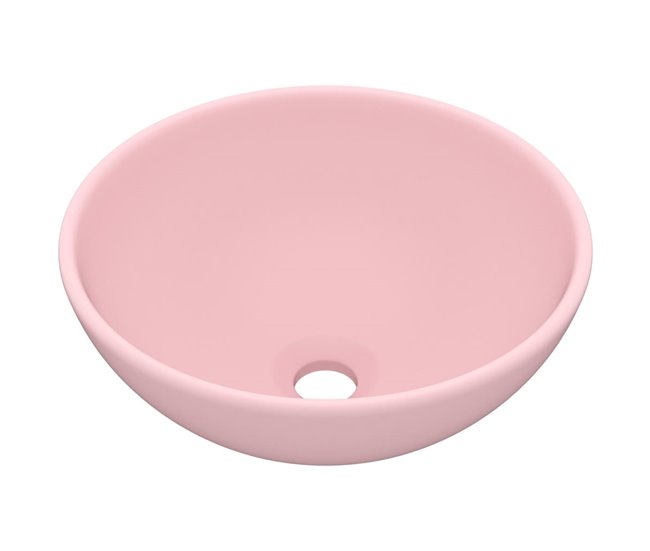 fdc12ec33e1700ff4778825be102fd85b9b2b63b_26714d8396144fd48bada730d23c734c vidaXL Lavabo de lujo redondo cerámica marrón oscuro mate 32,5x14 cm - Conforama Original