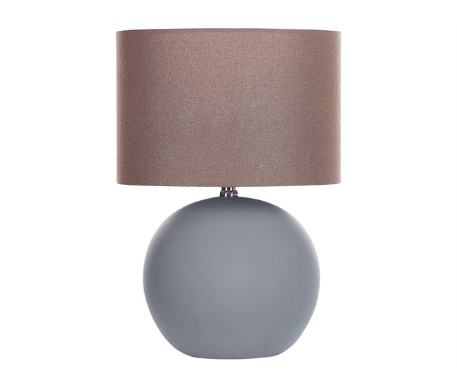 fde92de57286af736a85f17d23920d4df26b2a0a_2bfc05649f4d425d8e295cbe7308b467 Certificado Lámpara de mesa AREOSO Cerámica Gris - Conforama