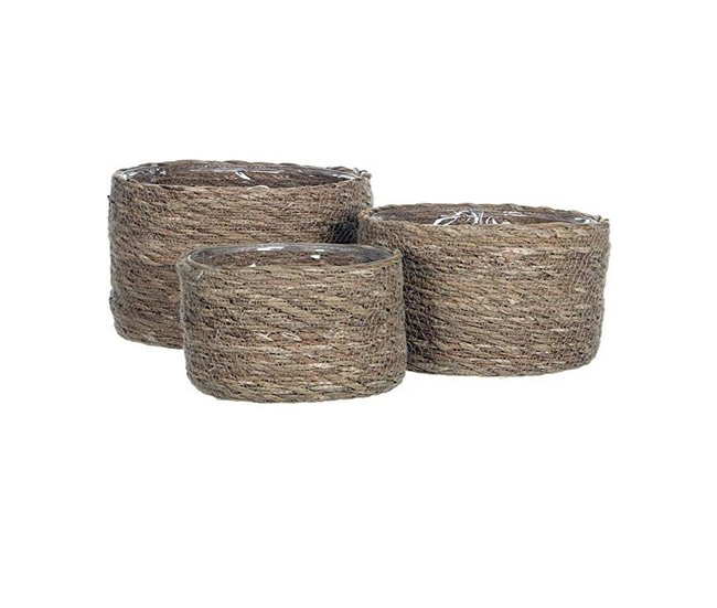 fe7ebadeb78b74f228b01923724a1ee0b9ebf55d_158fb64938a04419a2e6620097fe89d5 Juego de Cestos Mica Decorations 3 Piezas Marrón Mimbre - Conforama Envío Gratis