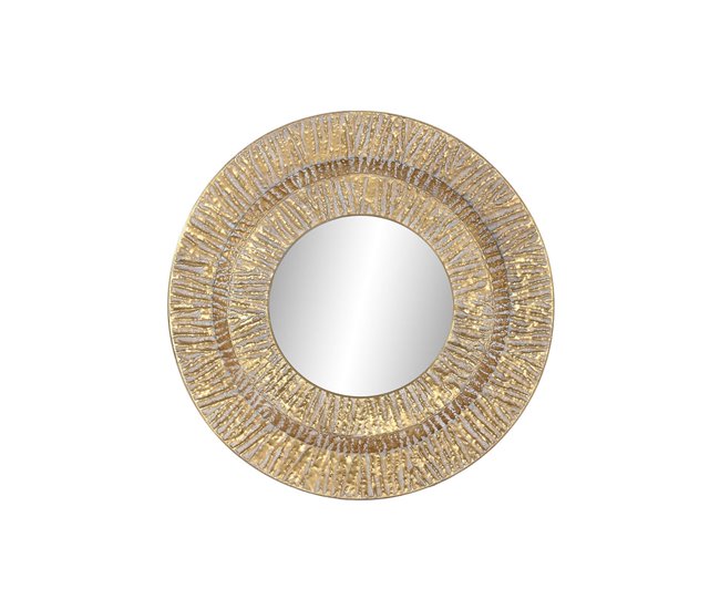 Espejo de pared Home ESPRIT Dorado Metal Cristal Moderno 78 x 4,5 x 78 cm - Conforama Envío Gratis